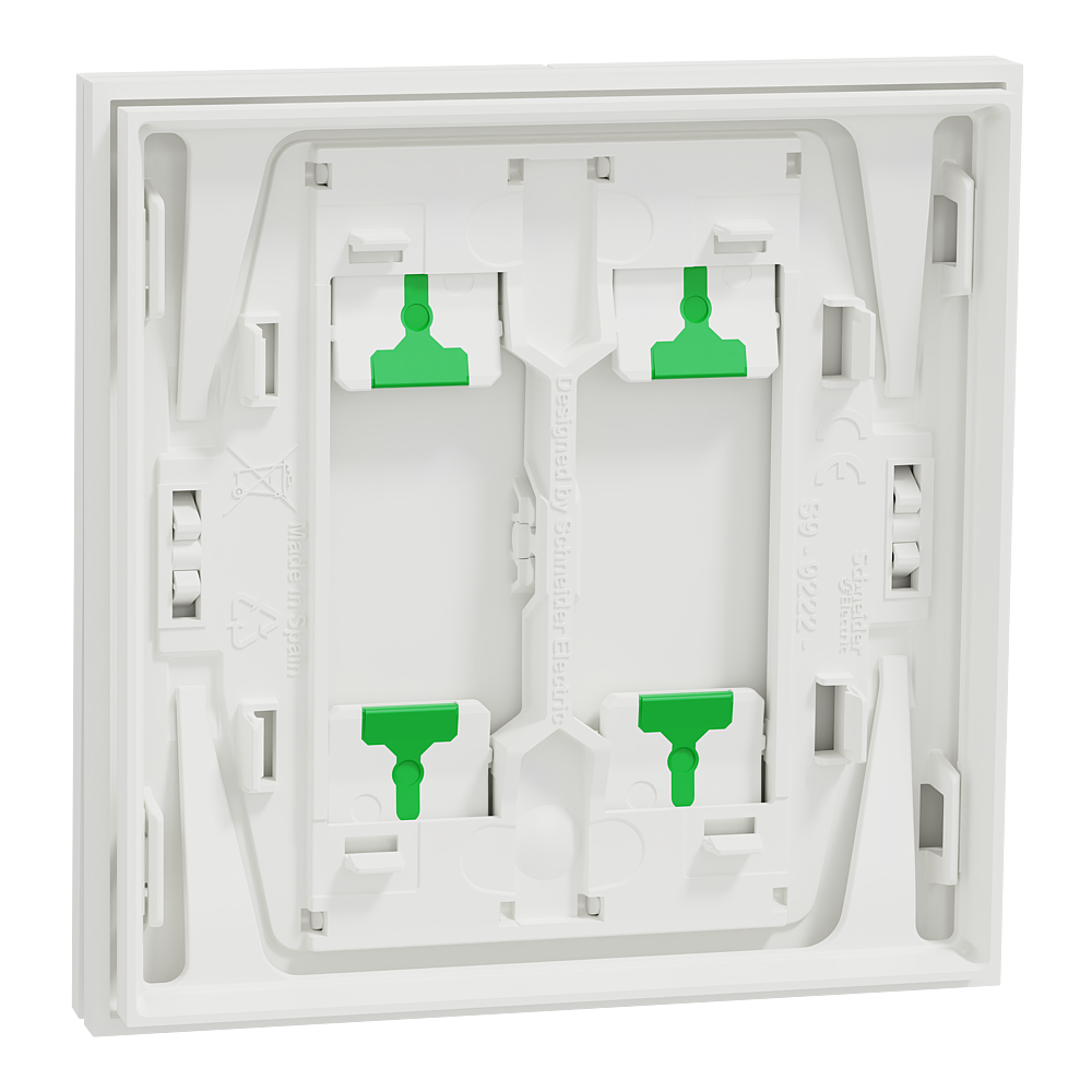 Odace plaque Intégral double blanc